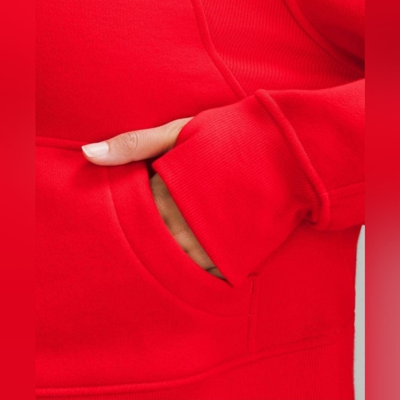 Lululemon Scuba Oversized Funnel-Neck Half ZipTrue Red size M/L - Picture 4 of 14